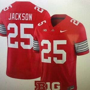 🤗Bo Jackson Red Jersey Stitched Scarlet Vapor💕